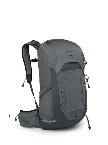 Osprey Men's Talon 26 Lightweight Hiking Backpack, Phantom Grey/Dark Charcoal, One Size