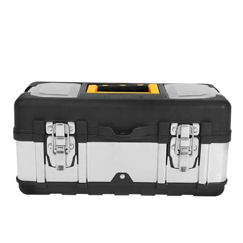 Stainless Steel Tool Box Travel Suitcase Back to School Lockable