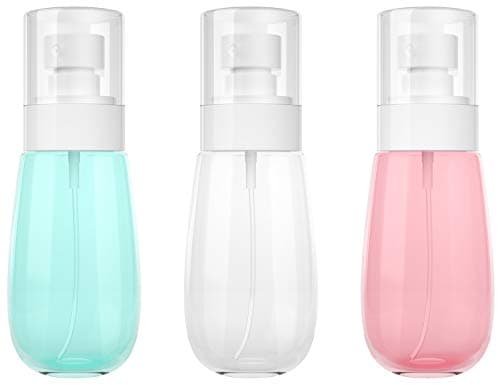 Small Spray Bottle 60 ml, 3Pack Fine Mist Mini Spray Bottles for Travel