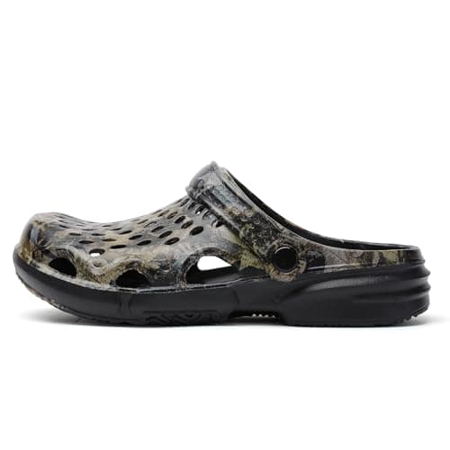 Men's EVA Clogs - Outdoor Mules with Adjustable Heel Strap, Non-Slip Summer Sandals, Breathable Garden & Pool Shoes for Travel, Hiking, and Casual Wear Camouflage 7 — view 3