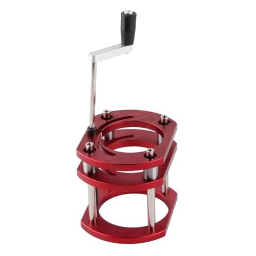 Router Lift Base, Aluminum Alloy Stainless Steel 4 Jaw Clamping Universal Router Table Lifting System Base for Small Trimming Machines — view 5