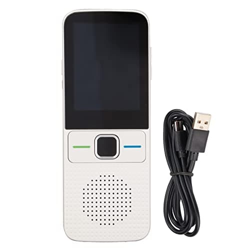 SIXRUN Smart Voice Translator, 138 Languages 2.4in Touchscreen WiFi (White) — view 5