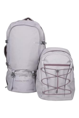 Mountain Warehouse Traveller 60L + 20L Travel Backpack Lilac RWF — view 5
