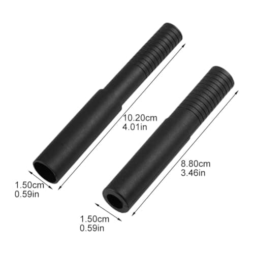 4 Pcs Universal Golf Club Shaft Extender for Graphite Irons, Black PP — view 2