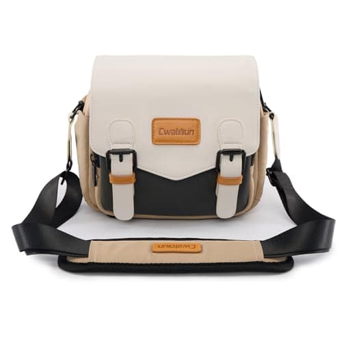 Cwatcun Camera Shoulder Bag, Waterproof Camera Sling Case for Photographers