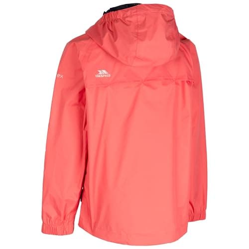 Trespass Kids Packaway Waterproof Jacket Qikpac Peach Blush 7/8 — view 3