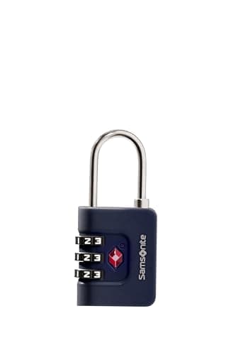 Samsonite TA Revolution - TSA Combination Lock with 3-Digit Code, Secure Luggage Lock for suitcases & Bags, Suitcase Lock, Blue (Midnight Blue) — view 4