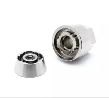 4 x M8 Fits TentBox/Roof Tent - Anti-Theft HIGH Security Nuts Tamperproof Lock Nut Set — view 5