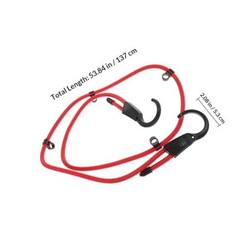 Travel Clothesline Portable Rope for Towels and Quilts, Red — view 2