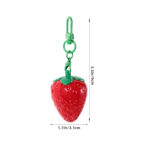 Strawberry Lip Balm Red Cream Compact Moisturiser for Daily Use — view 2