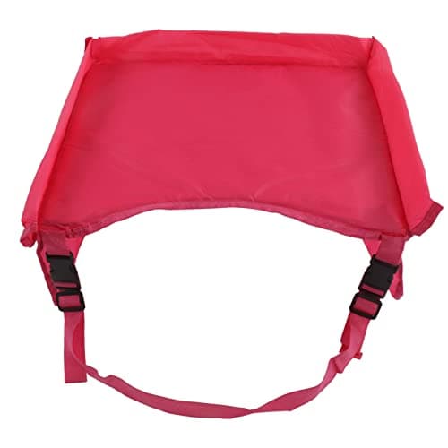 XUXHOU Kids Car Table Tray, Travel Lap Tray for Toddler Car Seat (Red) — view 6