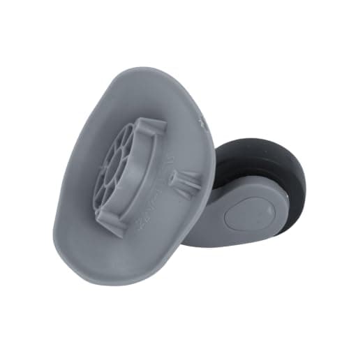 1 Pair Grey 91x97x49mm DIY Luggage Swivel Wheel Replacement Left&Right W041 — view 6