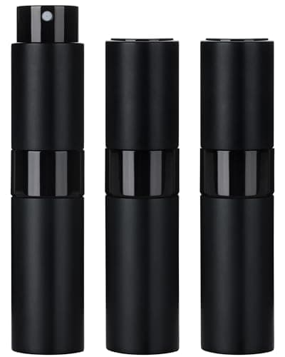 FitDA Perfume Atomiser Spray Bottle, 3 Pack 8ml Travel Perfume Bottles
