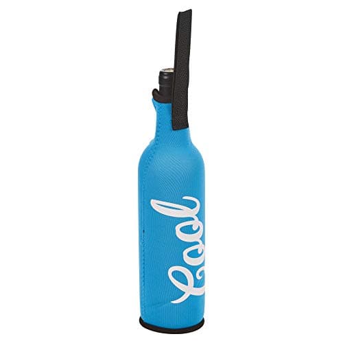 URBN-CHEF Zip Up Protective Insulating Neoprene 500ml Bottle Holder Sleeve Non Slip Coolerbag Water, Beer Jacket Covers for Travel, Sports, Hiking, Picnic, Beach, Park (Blue, 1) — view 4