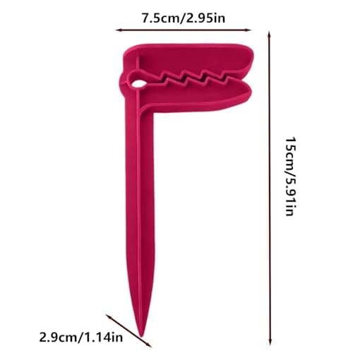 Ground Pin For Picnic Rugs - Anti-Fade Clamp Easy Installation - Beach Rug Clamp For | for Travelers, Family and Adventurers, Outdoor Concert, Spring Break and Sunbathing — view 5