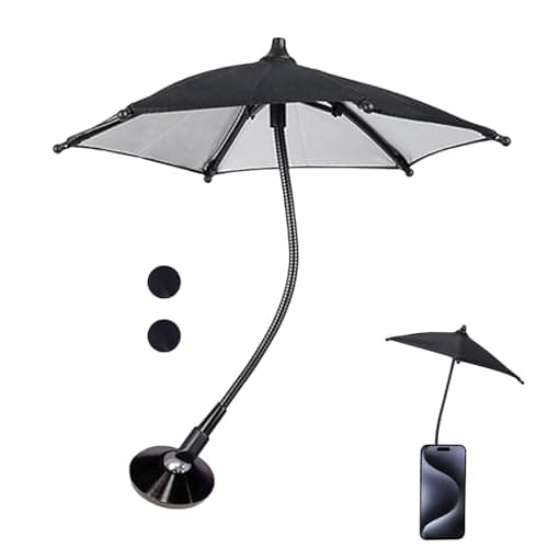Phone Umbrella for Sun Adjustable 360-Degree Flexible Magnetic