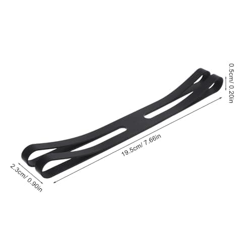 4pcs H Shape Silicone Cable Ties for Lunch Box and Utensils Travel — view 2