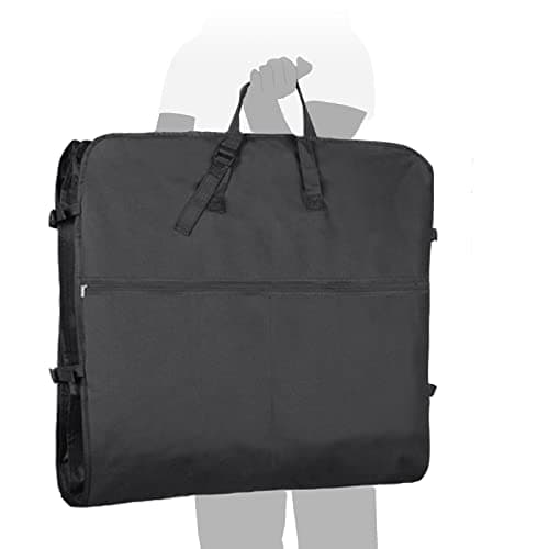 Univivi Suit Carriers for Men, Garment Bag for Travel, 50in Suit Bag, Black — view 6