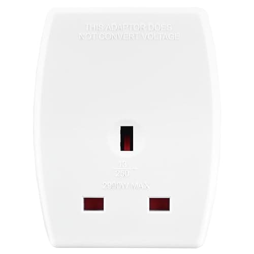 Masterplug TAUSBEUR2-MP UK to Europe USB Travel Adaptor, White — view 2