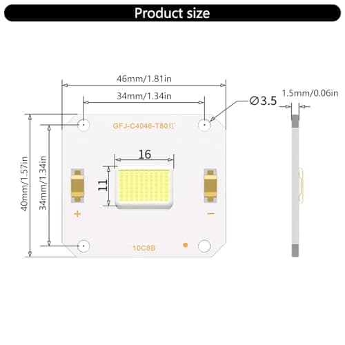 NEXAVKPR 100W Projectors LED LED Integrated Beads for Projectors Lamp — view 3
