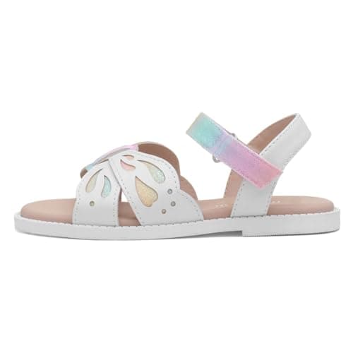 Walkright Cadi Girls Multi Butterfly Flat Sandal - Size 10 Child UK - Multicolour