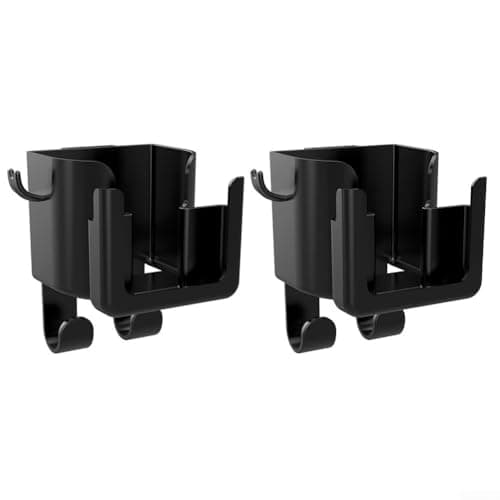 SiSinkal Car Back Seat Storage Hooks 2pcs, Adjustable Hanger Holder for Cup Phone Bag Bottle, ABS Interior Organizer for Travel Snacks Toys Baby Supplies Vehicle Fit