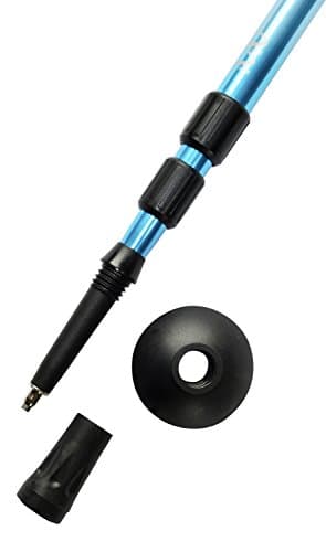 One Trekrite Womens Adjustable Anti Shock Hiking Stick/Walking Pole - Teal — view 3