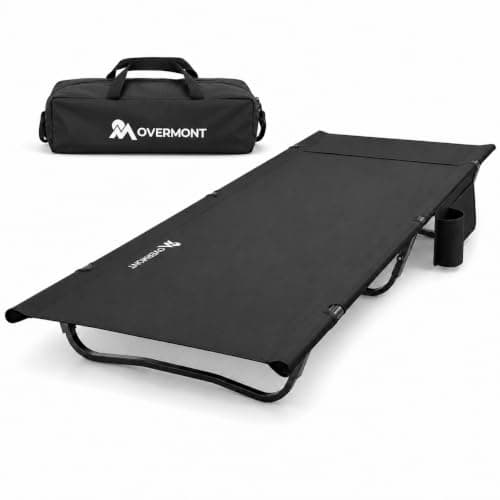 OVERMONT Portable Camping Bed for Adult - Ultralight with Pocket