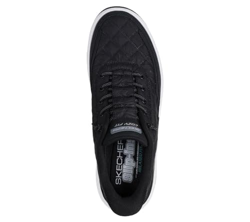 Skechers Men's Urban Explore Cozy Fit Slip-in, Black/White, 7.5 UK — view 3