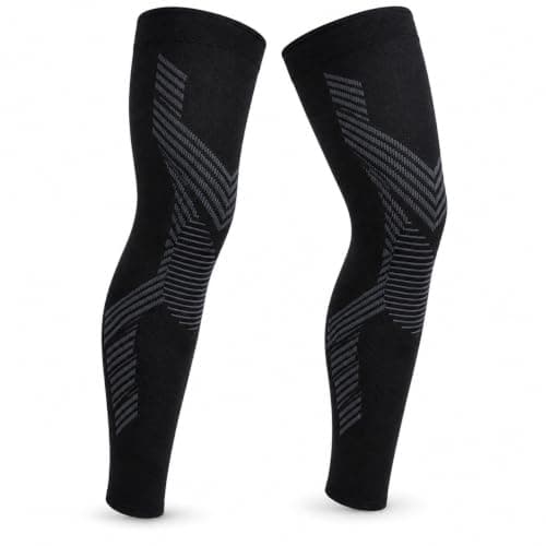 Cctetn Leg Compression Sleeves 1 Pair Knee Support Men Women for Running