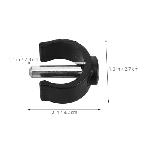 4Pcs C Shape Clamp Lock Bracket Walking Stick Holder Clip with Pin Locks — view 2