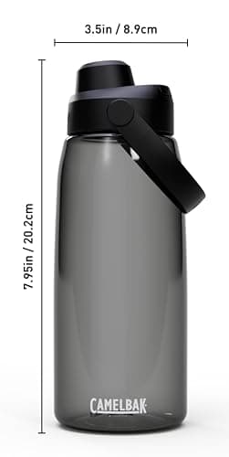 Camelbak THRIVE CHUG 950 ml – bike bottle – leak-proof – soft drinking spout – ideal for on the go – keeps hydrated even on hot days – Charcoal, size: OS — view 4