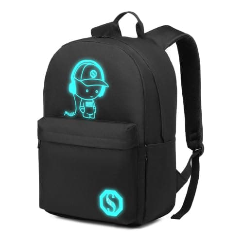 Kono School Bag for Boys Girls Teenager Lightweight Backpack Large Rucksack
