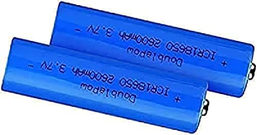 2600mAh Battery Large Capacity 3.7v Geable Battery Button Top Batteries Battery For Flashlight, Doorbells, Headlamps, RC Cars Etc (2 Pcs) — view 2