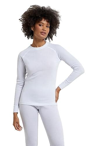 Mountain Warehouse Talus Womens Thermal Baselayer Top White (R 12