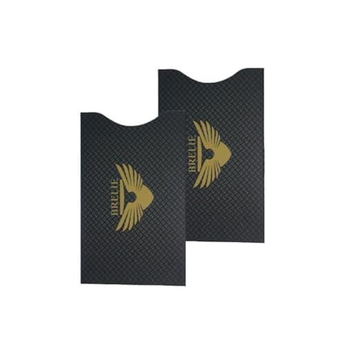 BRELIE RFID Blocking Sleeves- Credit Card Protector, Contactless Security Protector, Protection from Cyber & Identity Theft, Credit Card Sleeves x2 Each Pack