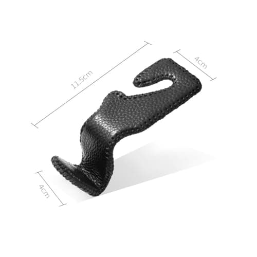 ARTSEWPLY 2 Pcs Vehicle Seat Back Hooks Auto Headrest Hangers Car Seat Back Storage Hangers with Stainless Steel Material and Excellent Bearing Capacity for Coats and Clothes — view 3