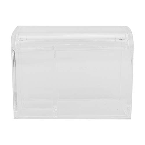 Brrnoo Transparent Cosmetic Organizer Box Vanity Puff Cotton Swab Holder