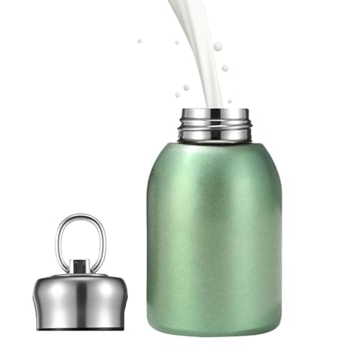 Small Insulated Water Bottle, Small Mini Flask, Stainless Steel Cold Hot Thermal Flask, for Kids Boy Coffee Hot Travel School Sports Outdoor Camping Hiking — view 5