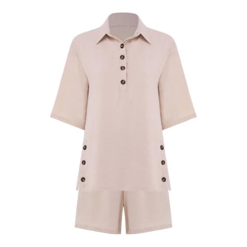 Riismen Women Lunch Break Morning Routine City Tour Casual Wear Khaki M — view 5