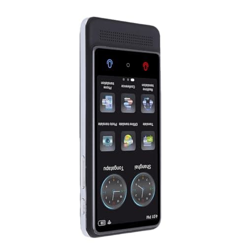Tomantery Language Translation Device, 3.0 -inch Touch Cream AI Smart Voice Translator Real Time Wifi for the Meeting — view 3