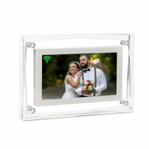 lopituwe Wifi Digital Photo Frame App Controlled Smart Display