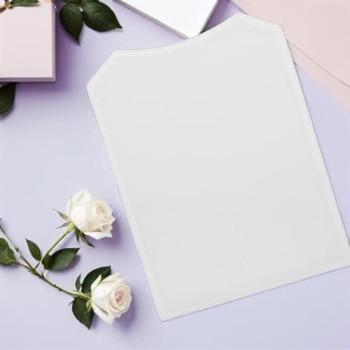 MOBUTOFU 50pcs White Cardboard Shirt Form Inserts for Garments Packing and Storage, Lightweight Paper Material T-shirt Folder Board for Organizing Laundry and Wrinkle-free Clothes — view 6