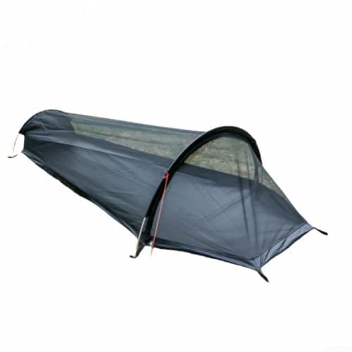 Jotekonoby Ultralight Bivy Tent 1 Person, Waterproof 40D Ripstop Nylon With Aluminum Poles, All-Season Net Camping Shelter For Backpacking Hiking Outdoor Black(tent Black)