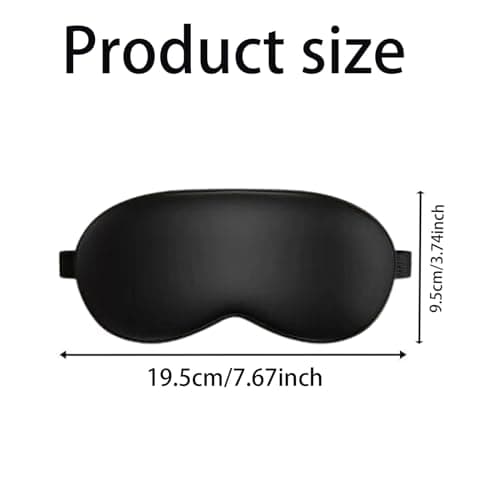 JCKD 2 Pieces Anti-Light Silk Sleep face mask, Soft and Comfortable Eye Masks, Adjustable Eye Masks, Suitable for Children, Men and Women, Travel, Rest Sleep face mask (2 Colours) — view 2