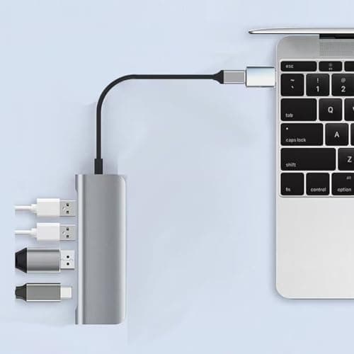 PERSENTU 6 Pack USB C to USB Adapter, USB to USB-C Adapter, Aluminum OTG Converter,Compatible with MacBook Pro,Galaxy Type-C Smartphone and Tablet — view 4