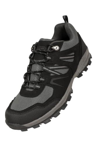 Mountain Warehouse McLeod Mens Wide-Fit Walking Shoes Black 10 — view 6