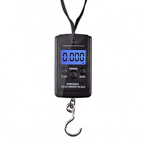 Nartel® Luggage Scales Portable Digital Scale Electronic Suitcase Scale Hanging Scales Luggage Weighing Scale 40 Killogram with Backlight with Tare Function Lightweight for Travel