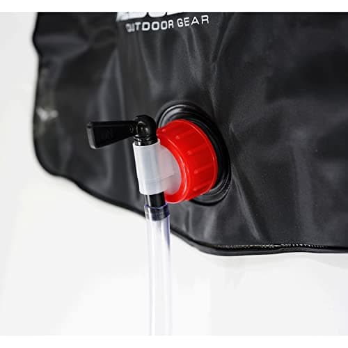 GEEZY Solar Shower Bag 15L for Portable Camping Hot Water Baths — view 2