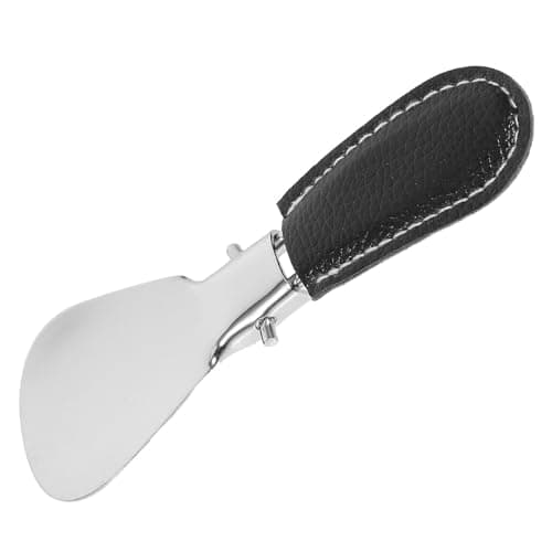 DIYEAH Stainless Steel Foldable Long Shoe Horn Travel Shoe Helper